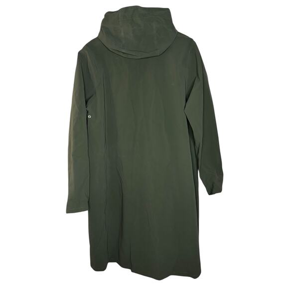 Stutterheim Stockholm Green Rain Coat Size XL Waterproof Coat Winter - Picture 9 of 11